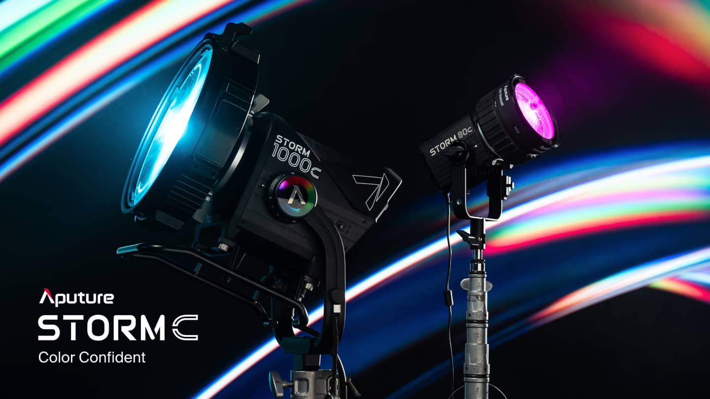 Aputure presenta las nuevas luces Storm 80c y 1000c - Camera&Light Magazine