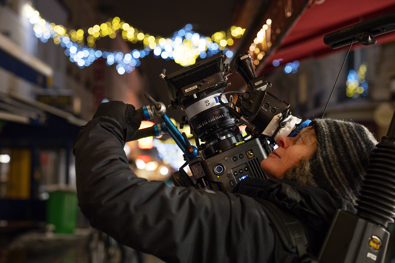 Pascale Marin, AFC, en el rodaje de 'Welcoming Grace'.