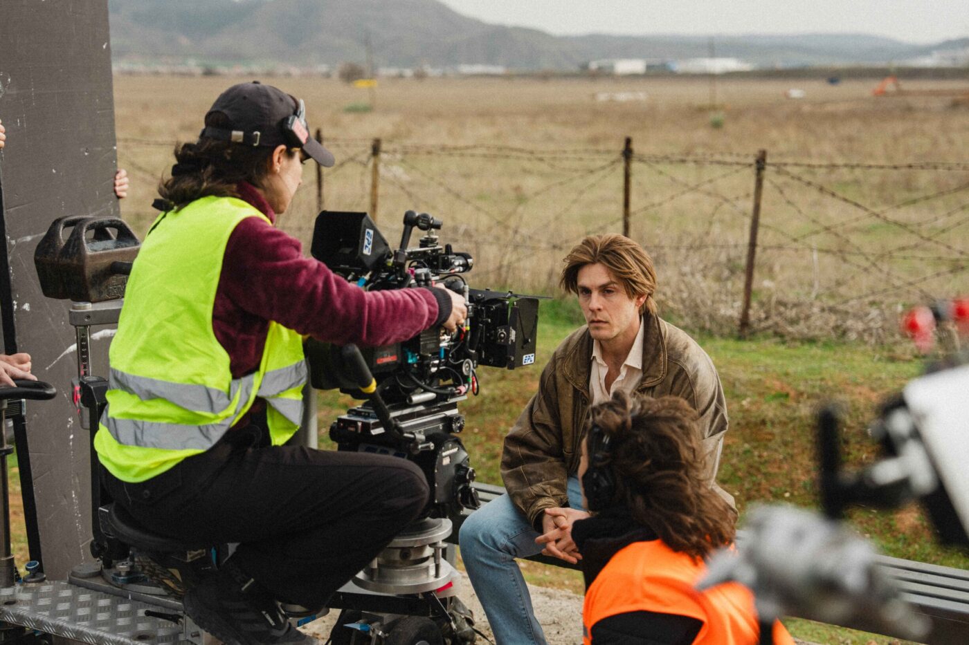 Rodaje de 'Una familia'