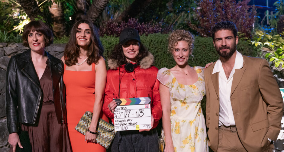 Foto del inicio de rodaje de la película 'Tres'