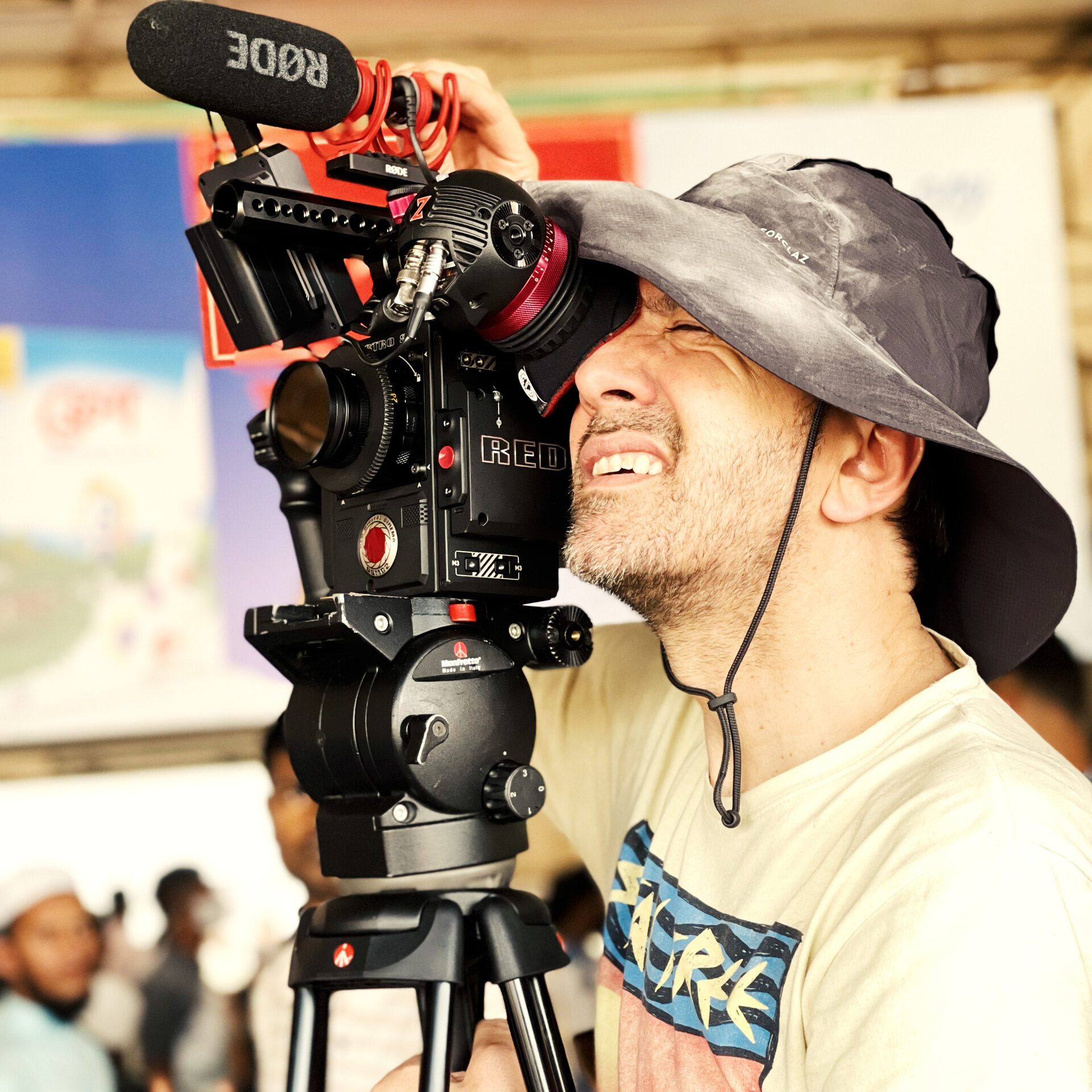 El DOP Jokin Pascual rodando con la RED Weapon Monstro 8K VV.