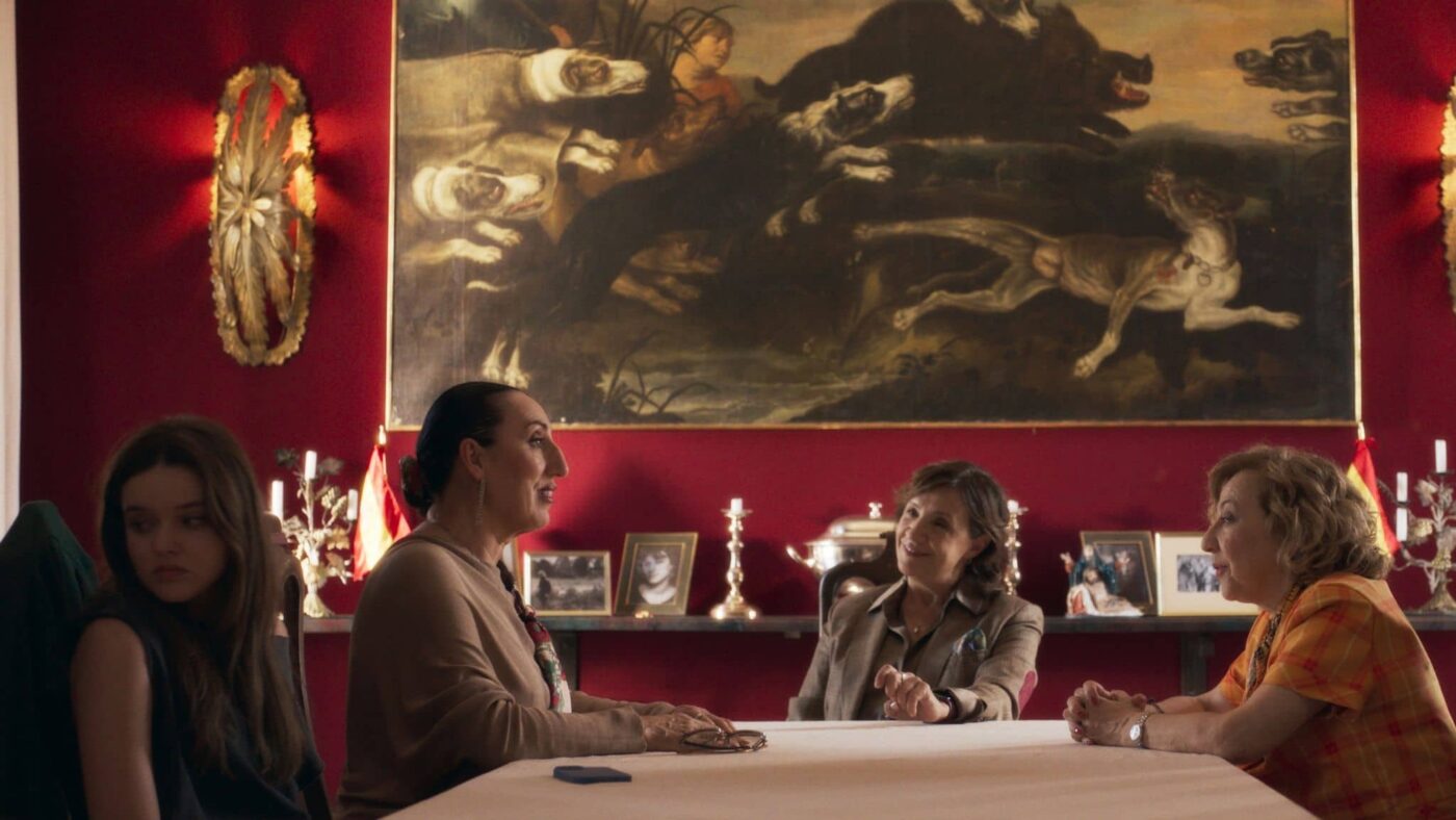 Carmen Machi, Rossy de Palma, Blanca Portillo y Zoé Arnao en 'Día de caza'.
